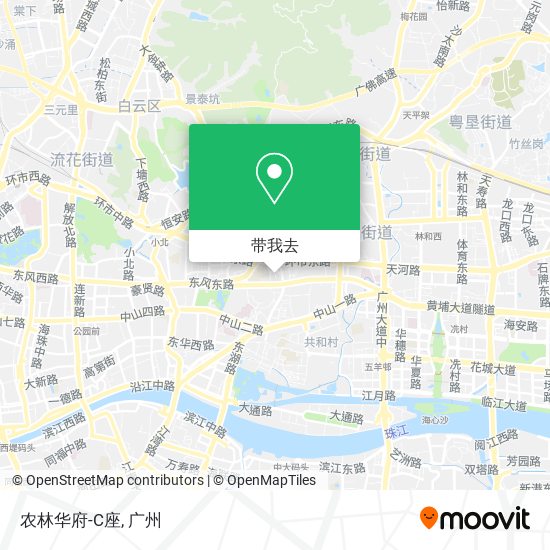 农林华府-C座地图