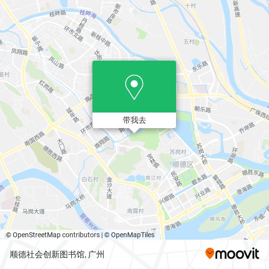 顺德社会创新图书馆地图