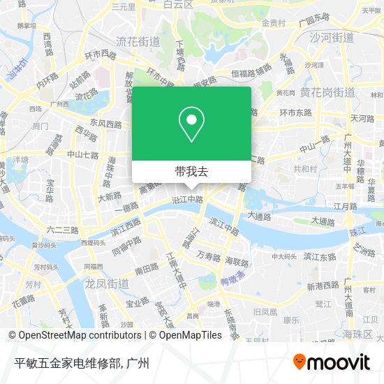 平敏五金家电维修部地图