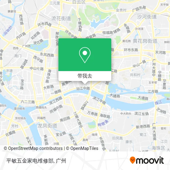 平敏五金家电维修部地图