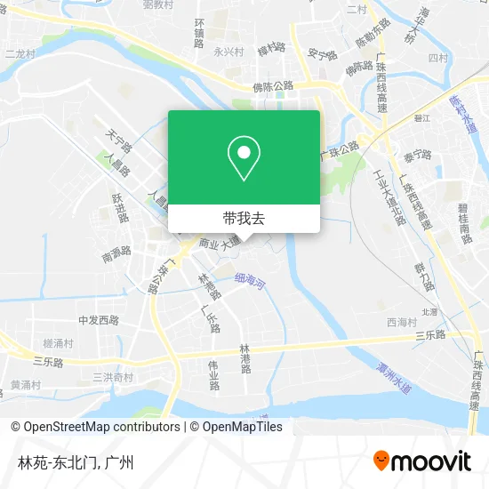 林苑-东北门地图
