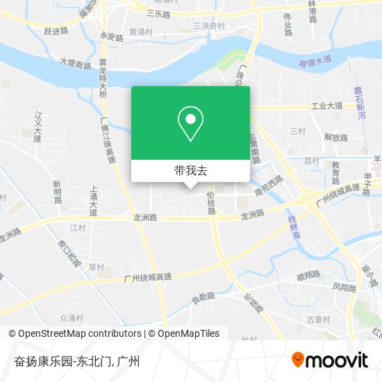 奋扬康乐园-东北门地图