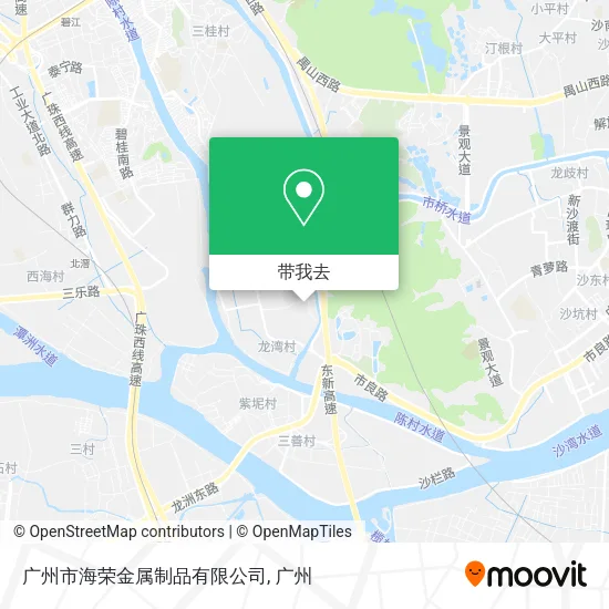 广州市海荣金属制品有限公司地图