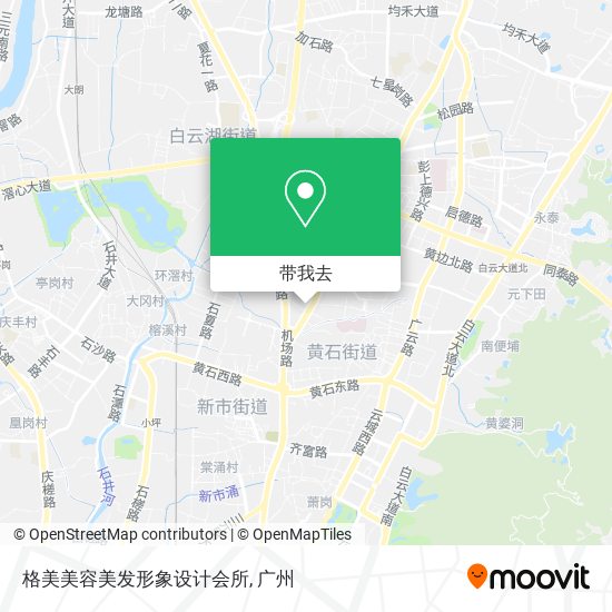 格美美容美发形象设计会所地图