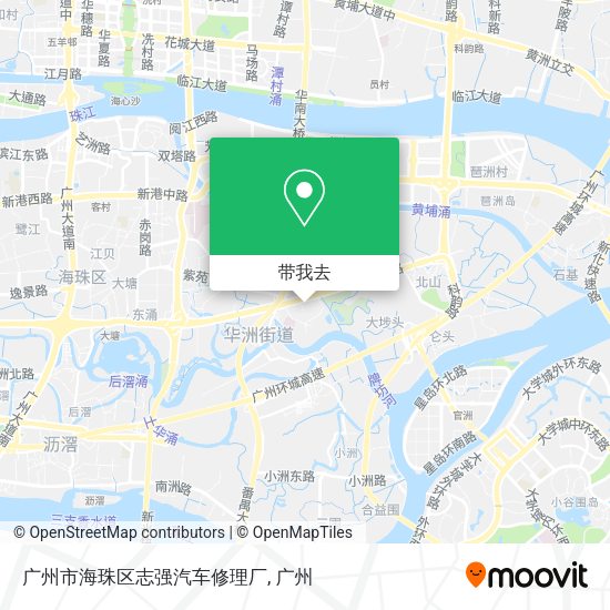 广州市海珠区志强汽车修理厂地图