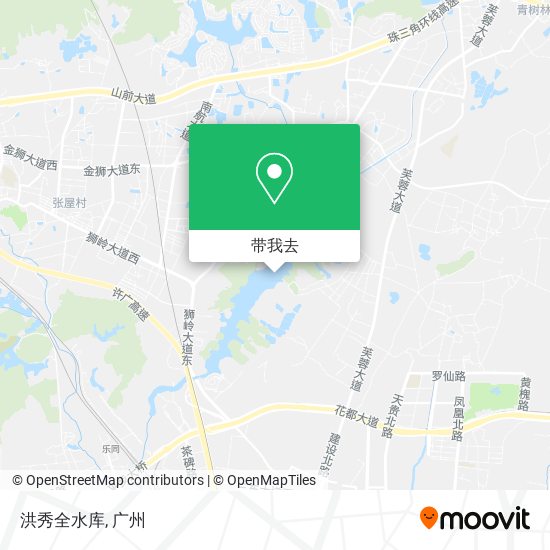 洪秀全水库地图