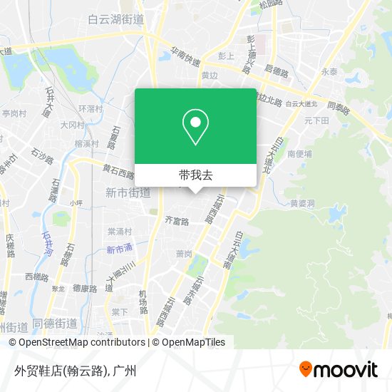 外贸鞋店(翰云路)地图