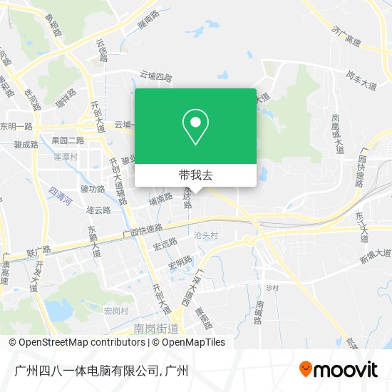 广州四八一体电脑有限公司地图