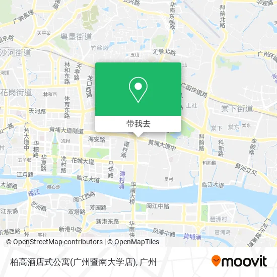 柏高酒店式公寓(广州暨南大学店)地图