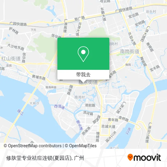 修肤堂专业祛痘连锁(夏园店)地图