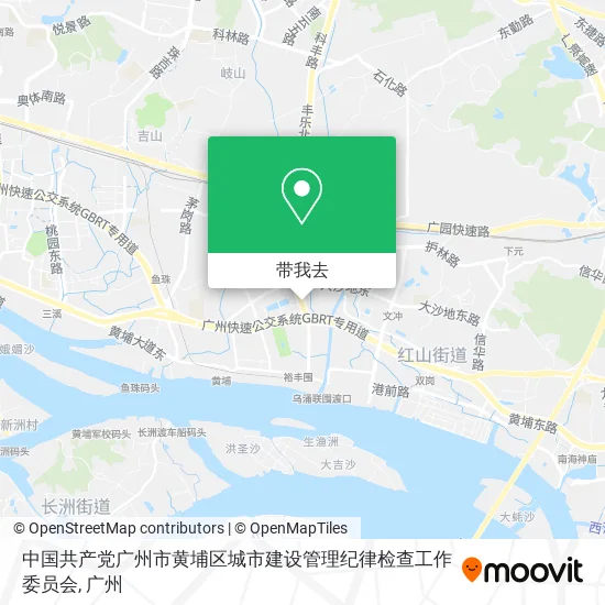 中国共产党广州市黄埔区城市建设管理纪律检查工作委员会地图