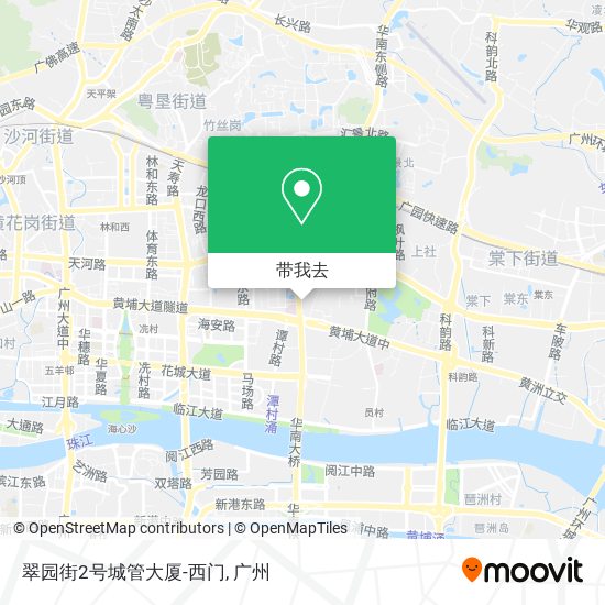 翠园街2号城管大厦-西门地图