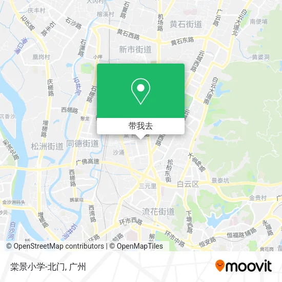 棠景小学-北门地图