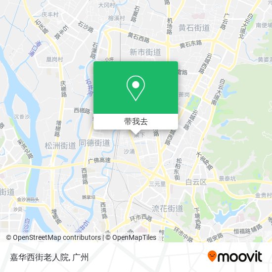 嘉华西街老人院地图