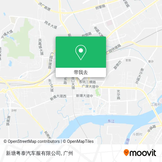 新塘粤泰汽车服有限公司地图