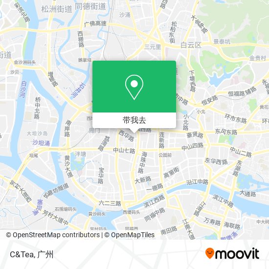 C&Tea地图