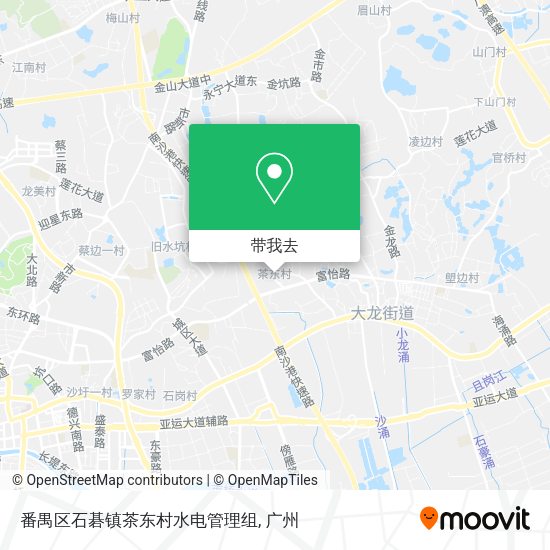 番禺区石碁镇茶东村水电管理组地图