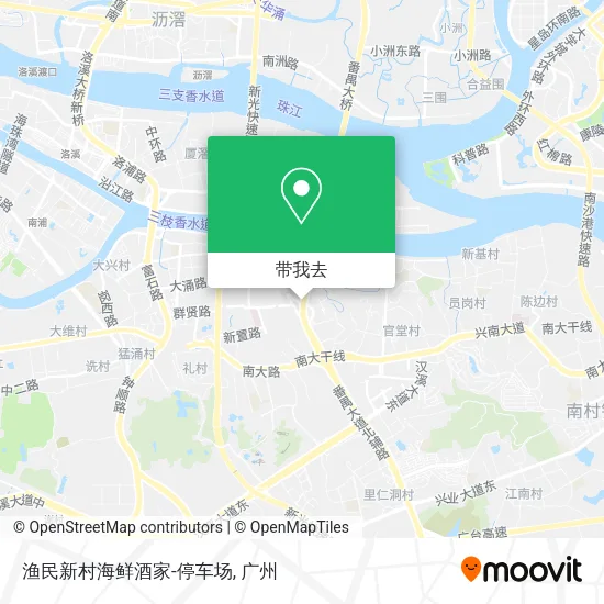 渔民新村海鲜酒家-停车场地图