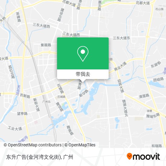 东升广告(金河湾文化街)地图