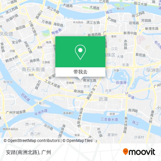 安踏(南洲北路)地图