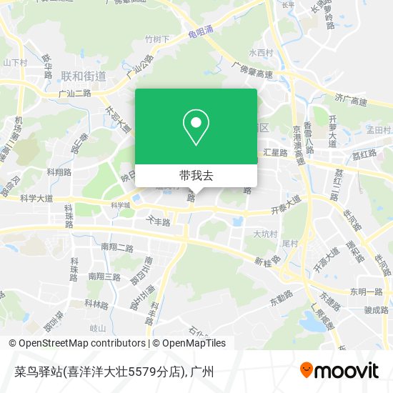 菜鸟驿站(喜洋洋大壮5579分店)地图