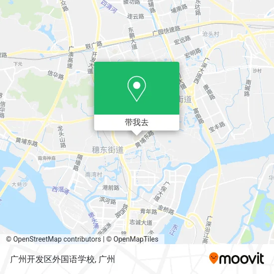 广州开发区外国语学校地图