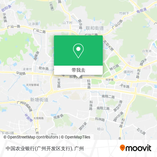中国农业银行(广州开发区支行)地图