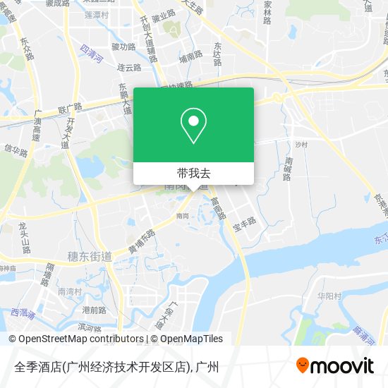 全季酒店(广州经济技术开发区店)地图