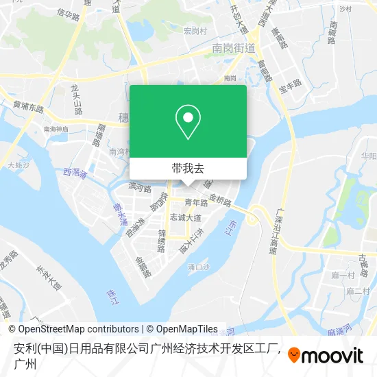 安利(中国)日用品有限公司广州经济技术开发区工厂地图