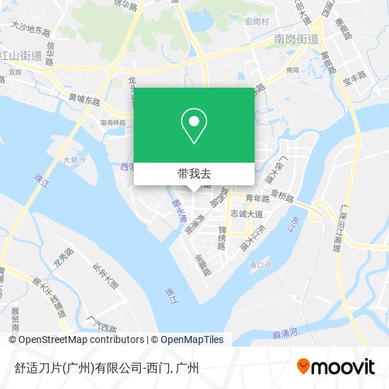 舒适刀片(广州)有限公司-西门地图