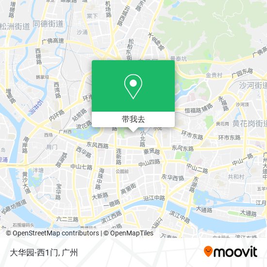 大华园-西1门地图