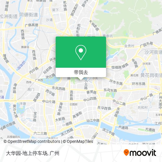 大华园-地上停车场地图