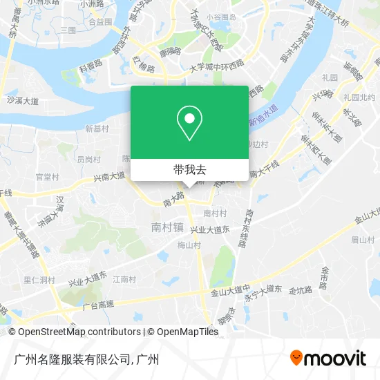广州名隆服装有限公司地图