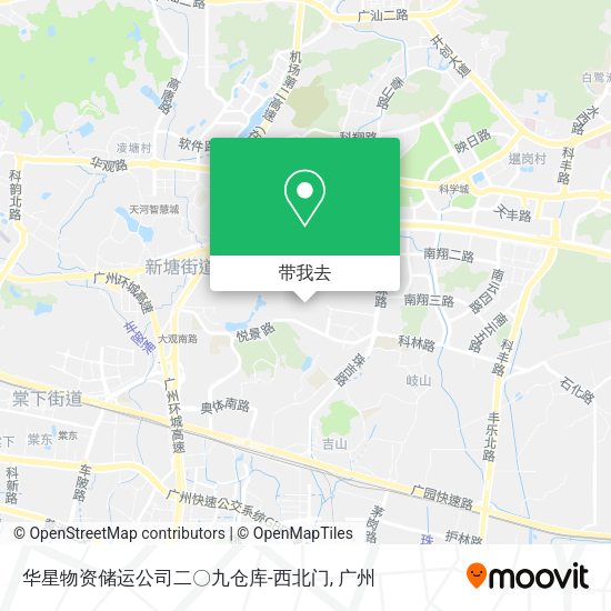 华星物资储运公司二〇九仓库-西北门地图