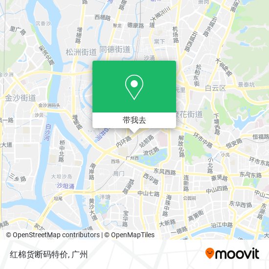 红棉货断码特价地图