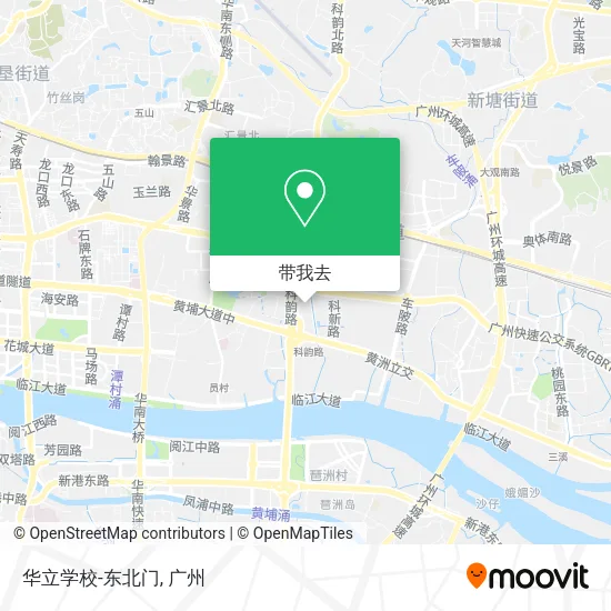 华立学校-东北门地图