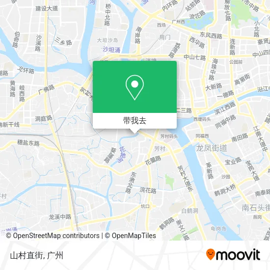 山村直街地图