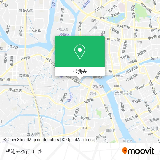 栖沁林茶行地图