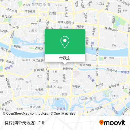 挞柠(四季天地店)地图