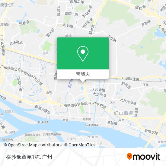 横沙豫章苑1栋地图