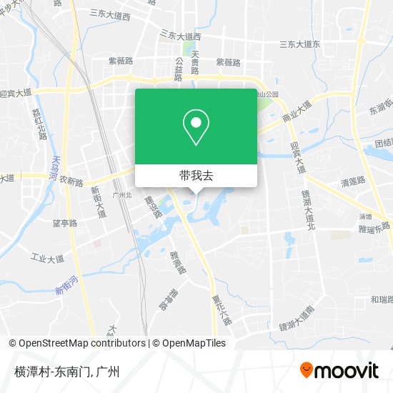 横潭村-东南门地图