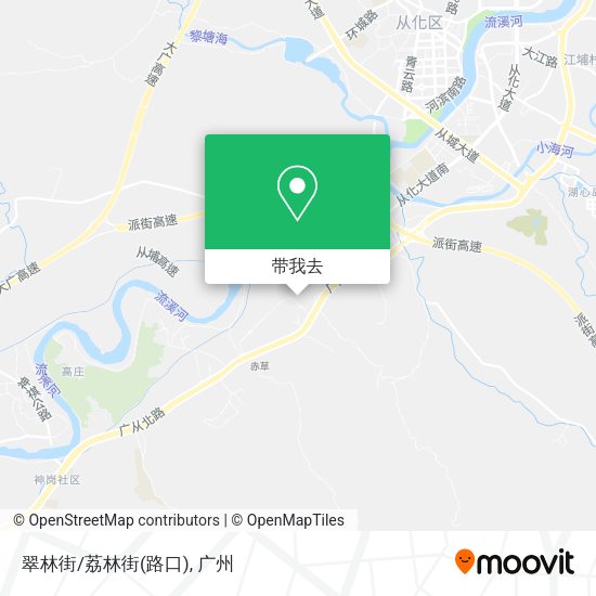 翠林街/荔林街(路口)地图