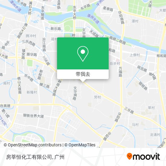 房莘恒化工有限公司地图