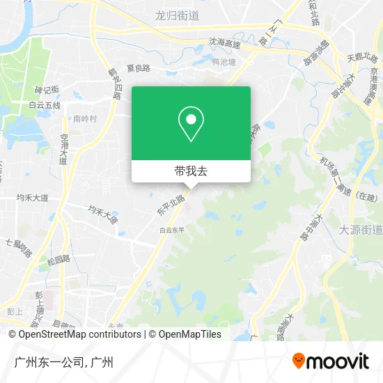 广州东一公司地图