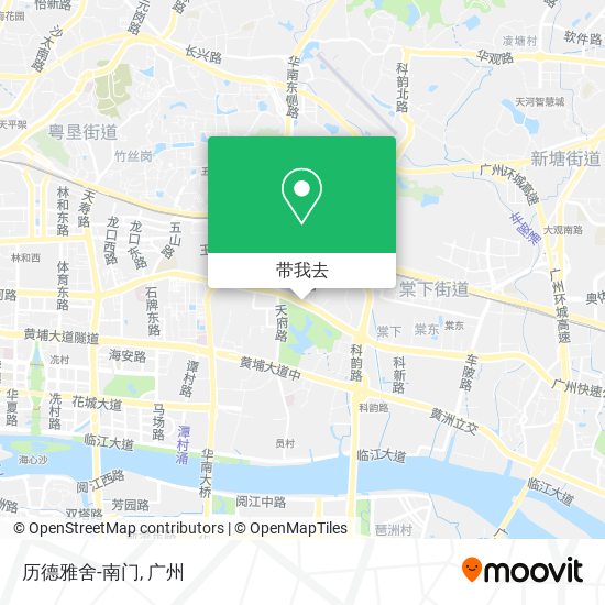 历德雅舍-南门地图