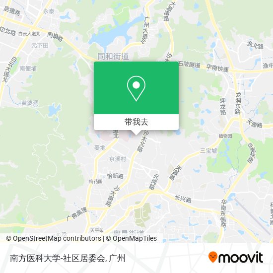 南方医科大学-社区居委会地图