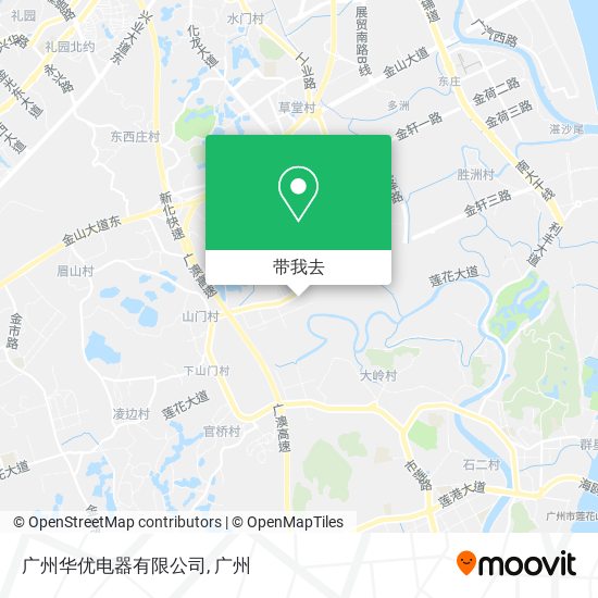 广州华优电器有限公司地图