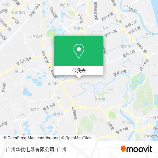 广州华优电器有限公司地图