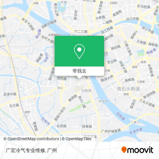 广宏冷气专业维修地图
