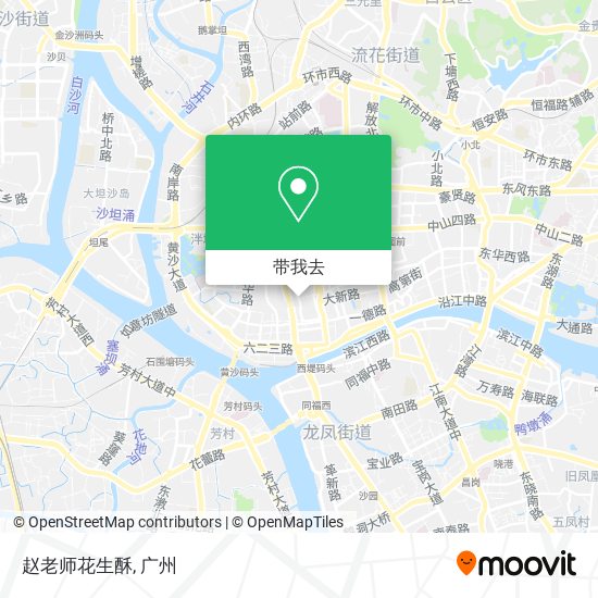 赵老师花生酥地图